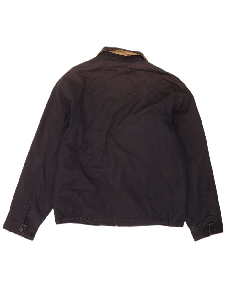 Jaqueta bomber masculina Gant UK 42 XL azul marinho