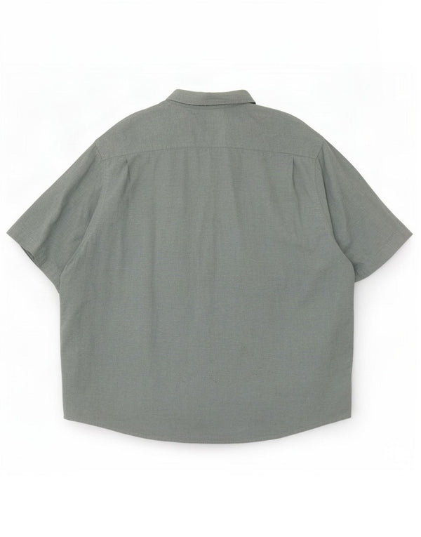 Wrangler Camisa masculina de manga curta 3XL algodão verde