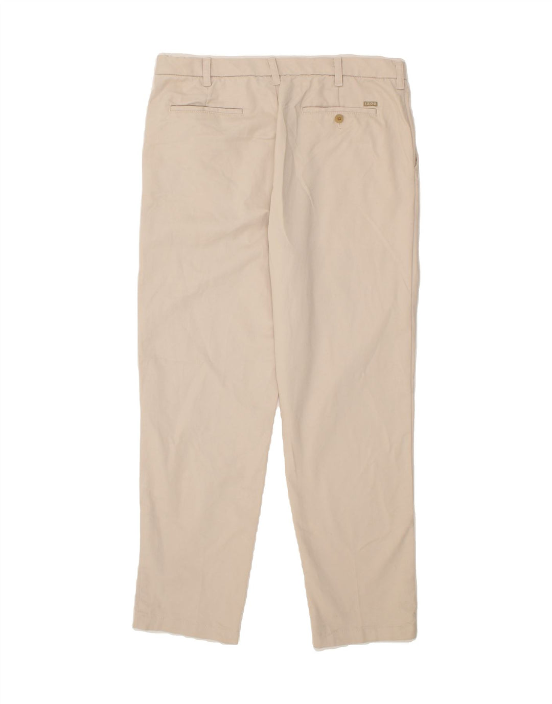 IZOD Mens Straight Chino Trousers W36 L32 Beige Cotton Vintage Izod and Second-Hand Izod from Messina Hembry 