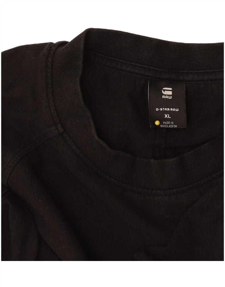 Camiseta gráfica masculina G-Star Top XL preta