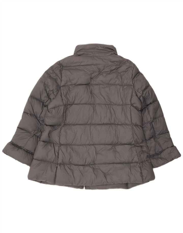 Jaqueta acolchoada feminina Fiorella Rubino UK 18 XL cinza poliamida