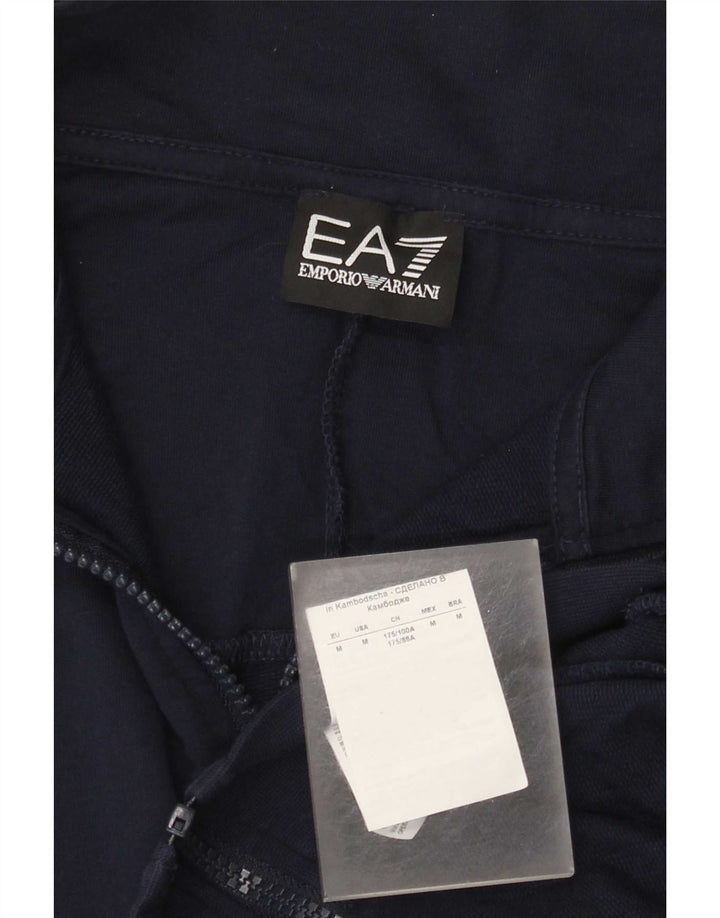 Emporio Armani Jaqueta masculina de agasalho médio azul marinho
