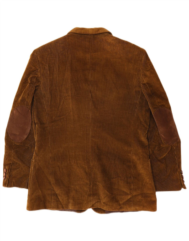 Velluto Duca Visconti Jaqueta blazer feminina de veludo com 2 botões IT 48 XL Caqui