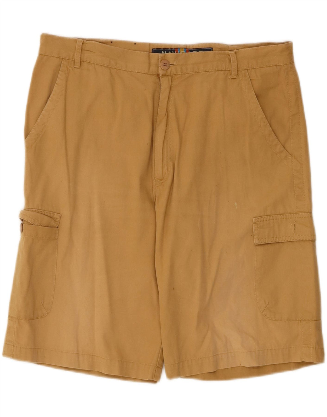 NAVIGARE Mens Cargo Shorts IT 52 XL W36  Brown Cotton Vintage Navigare and Second-Hand Navigare from Messina Hembry 