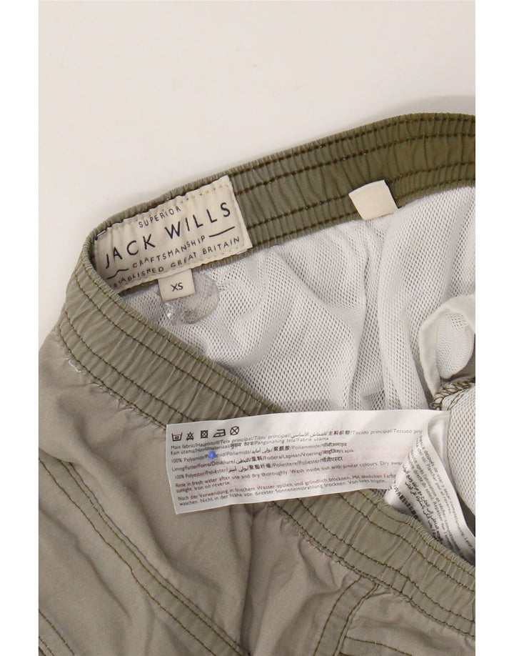 Shorts de natação masculino Jack Wills XS cáqui poliamida