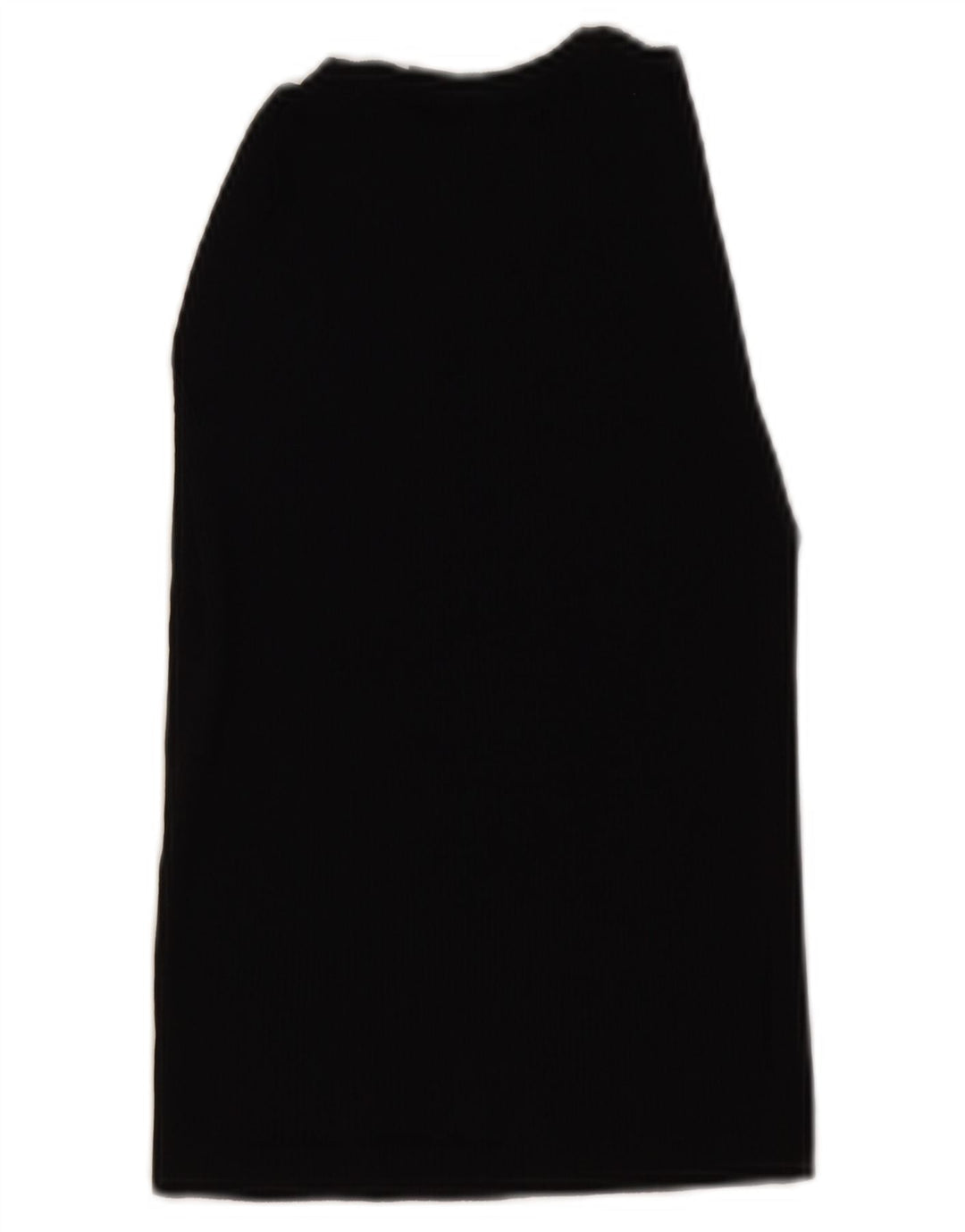 Zara Womens Crop Vest Top Reino Unido 12 Médio Preto