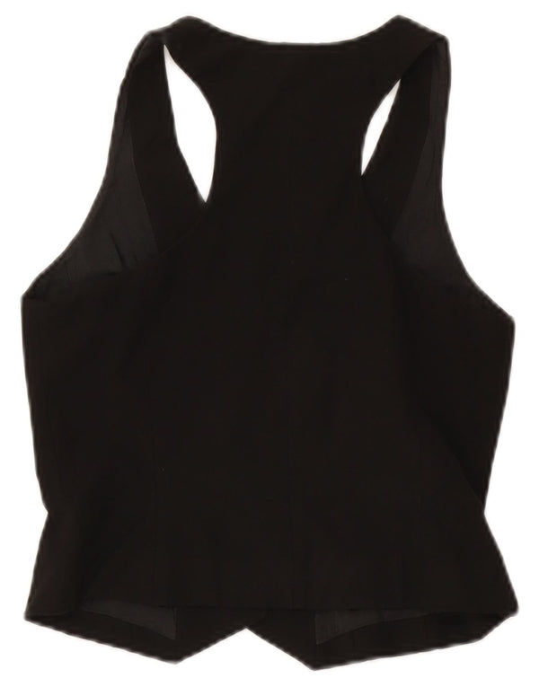 Colete feminino Oasis UK 10 pequeno poliéster preto
