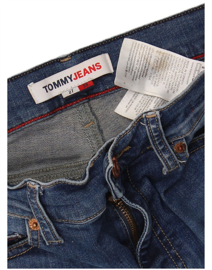 Jeans skinny feminino TOMMY HILFIGER W27 L28 algodão azul