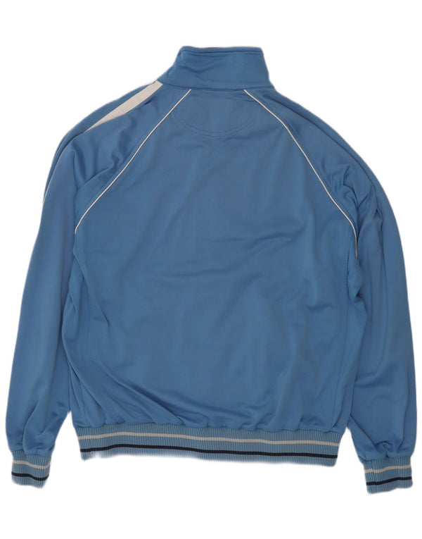 Jaqueta masculina Champion de agasalho de poliéster médio azul colorblock