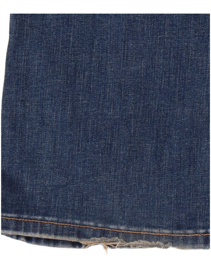 Zara Jeans Bootcut Feminino EU 40 Médio W30 L32 Azul Algodão