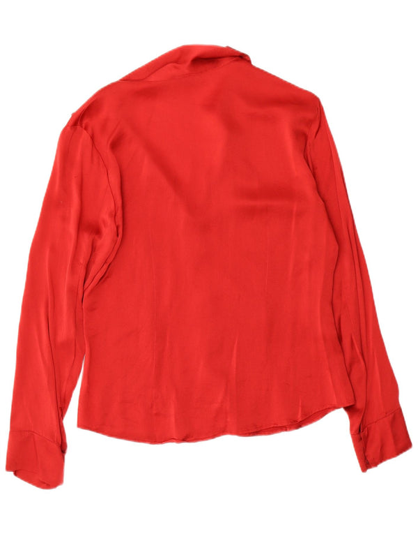 Blusa feminina Marella UK 14 grande vermelha