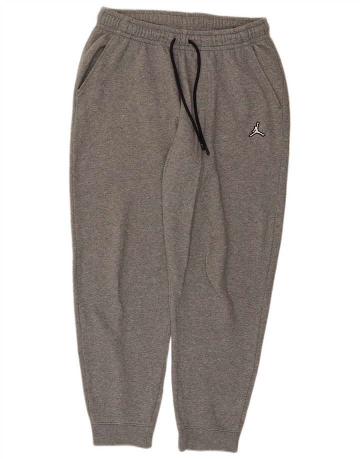 Calça de treino masculina Jordan Joggers cinza médio algodão manchado