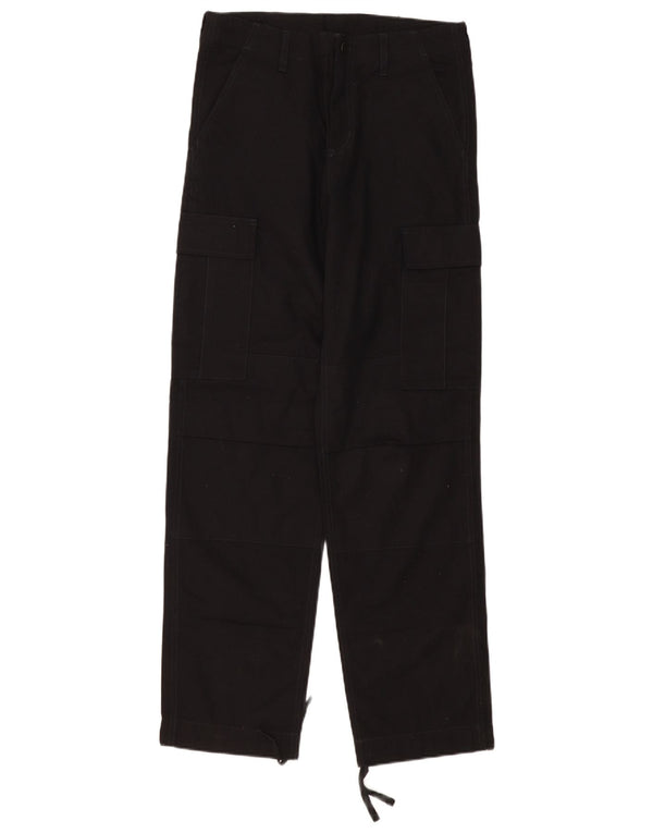Carhartt Calça masculina reta casual W30 L32 algodão preto