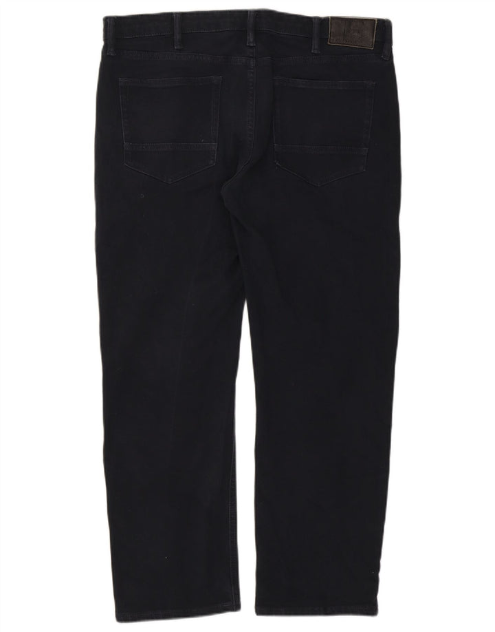 Jeans retos masculinos Marks & Spencer W36 L29 algodão azul marinho