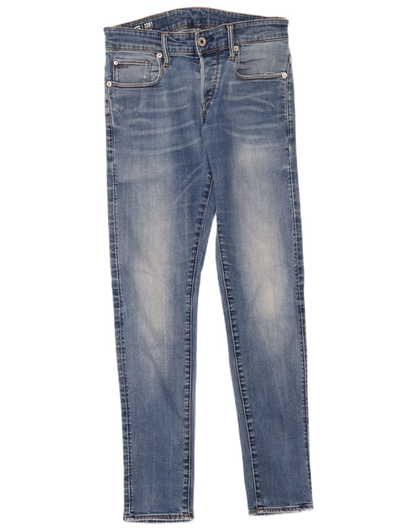 Calça jeans skinny masculina G-Star W29 L30 azul poliéster