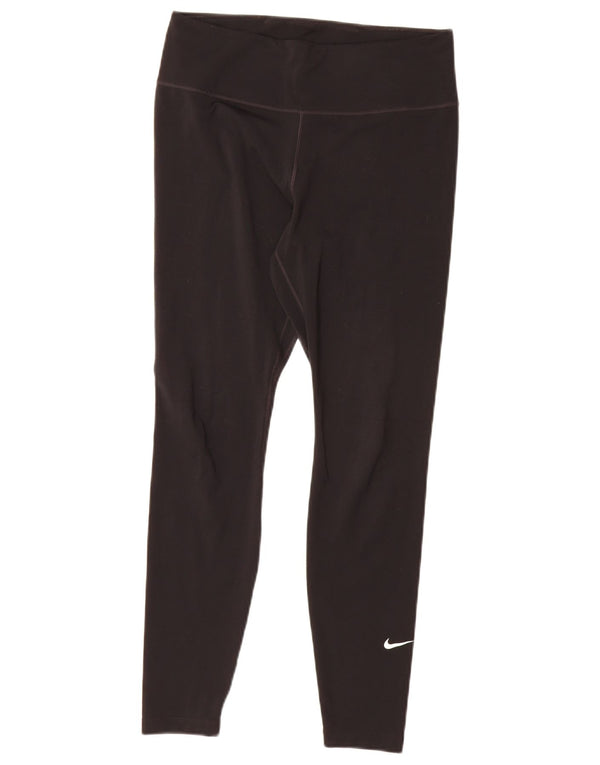 Leggings Nike Dri Fit Feminina UK 12 Médio Preto