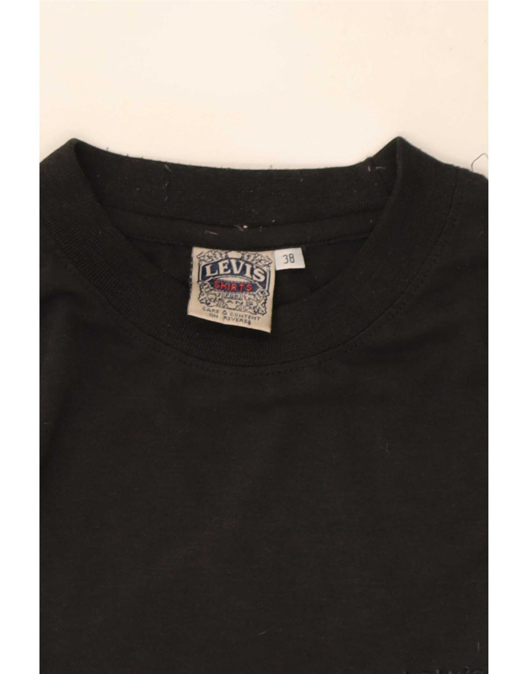 Camiseta masculina Levi's Top UK 38 poliéster preto médio