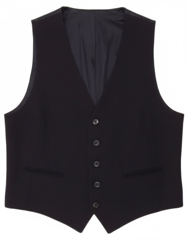 Colete masculino VINTAGE pequeno azul marinho
