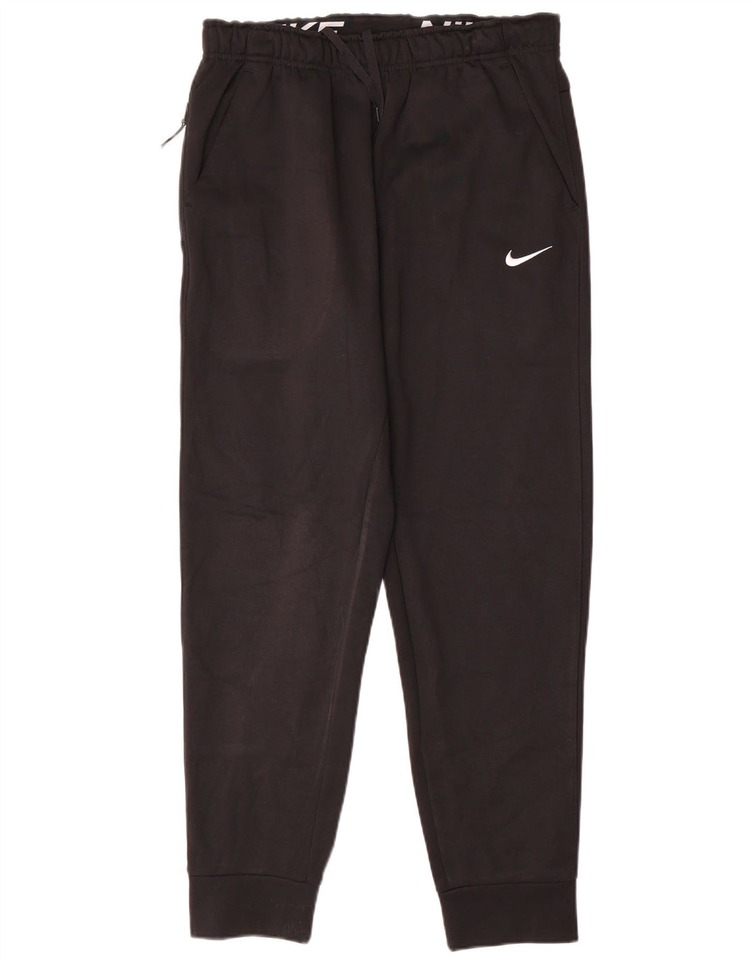 Calça de treino masculina Nike Therma-Fit de poliéster médio preto