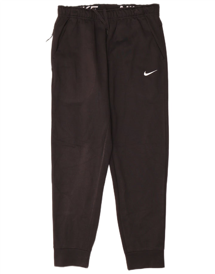 Calça de treino masculina Nike Therma-Fit de poliéster médio preto