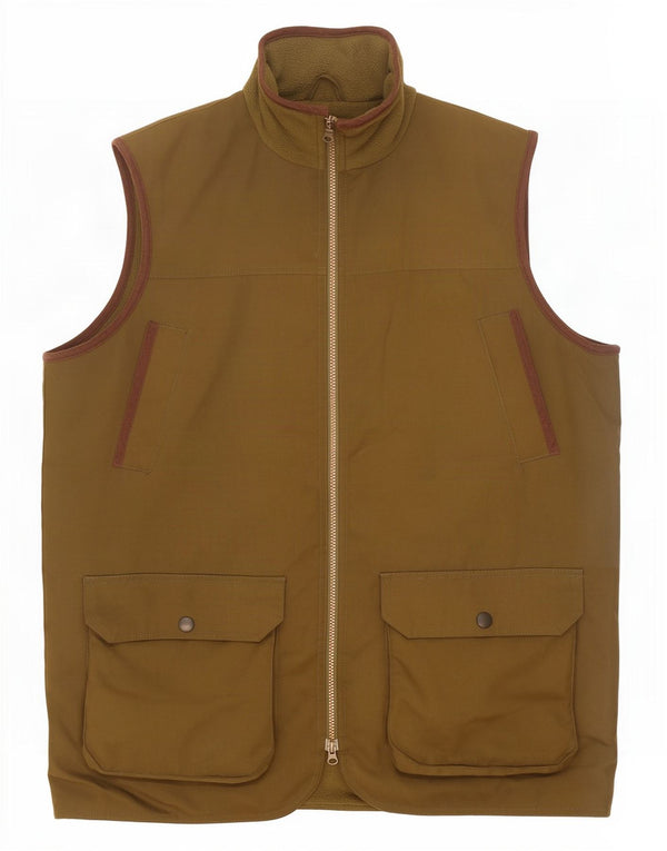 Bonart Mens Utility Gilet UK 40 Grande Poliéster Cáqui