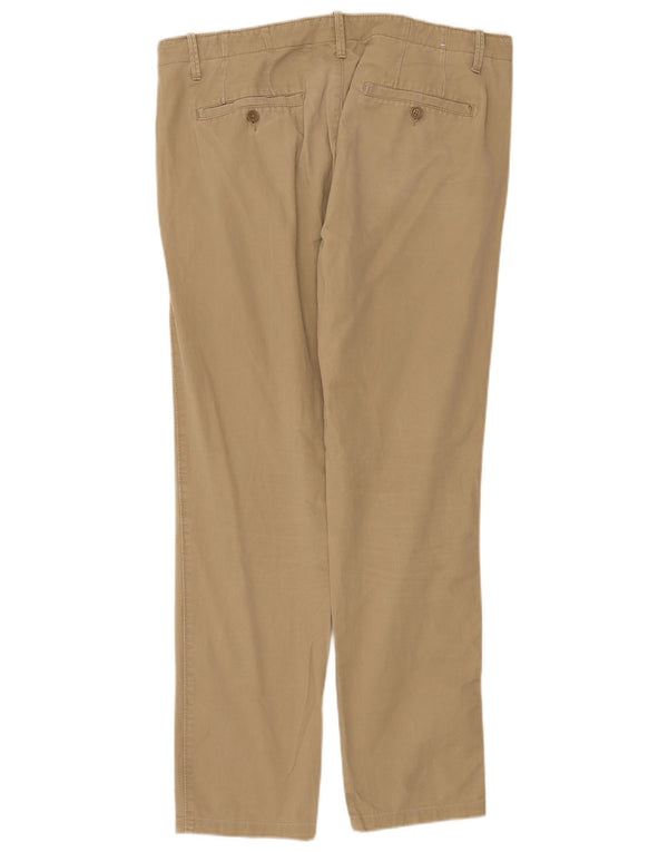 Calça Chino Slim Masculina Benetton W38 L30 Caqui