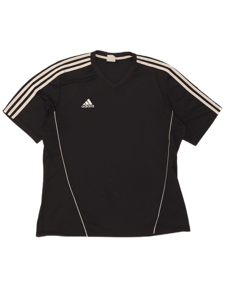 Adidas Mens Camiseta Top XL Poliéster Preto