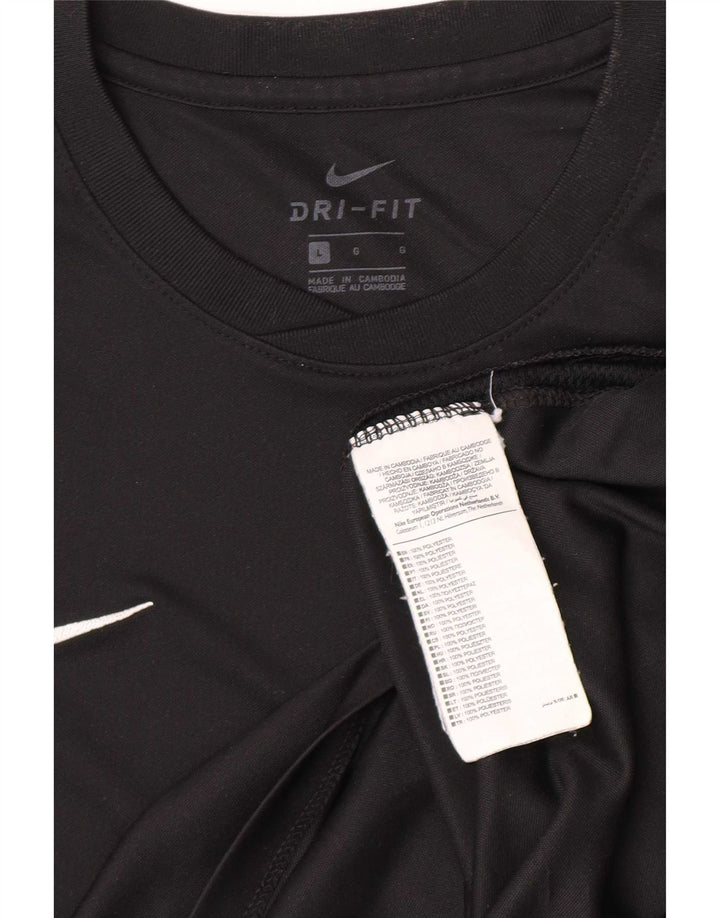 Camiseta Nike Masculina Dri Fit Top Grande Poliéster Preto