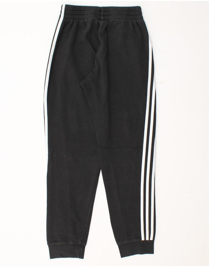 ADIDAS Mens Treino Calças Joggers Pequeno Algodão Preto
