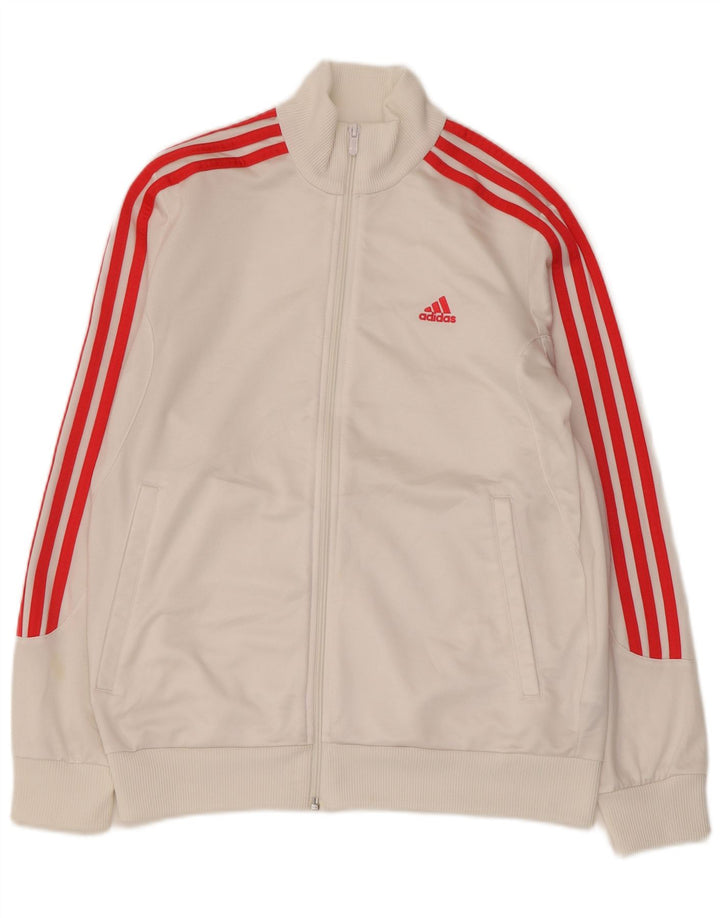 Casaco de treino adidas menino 13-14 anos branco poliéster