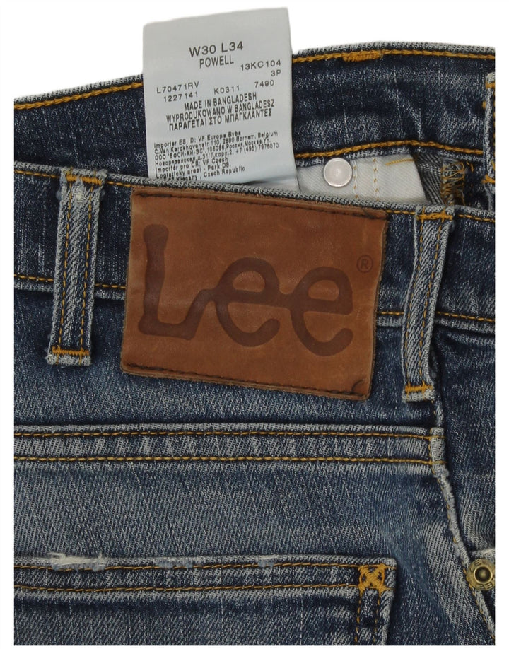 Shorts jeans Lee masculino Powell W30 algodão azul médio
