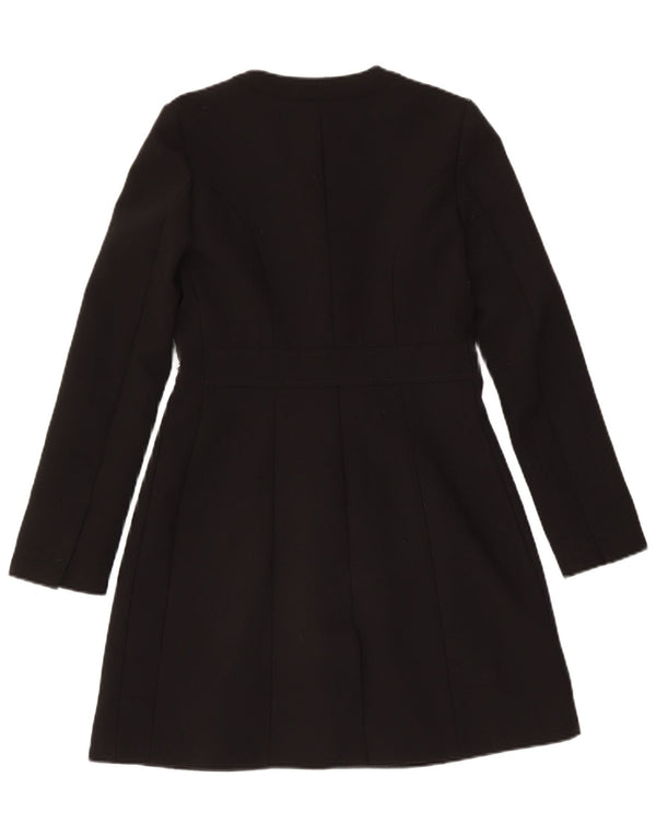 Sobretudo feminino Elisabetta Franchi IT 40 pequeno poliéster preto