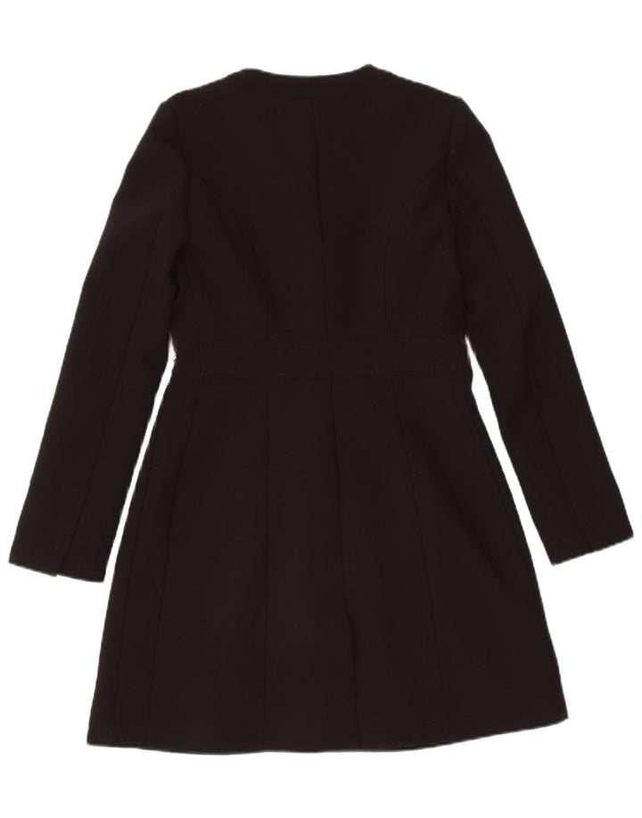 Sobretudo feminino Elisabetta Franchi IT 40 pequeno poliéster preto