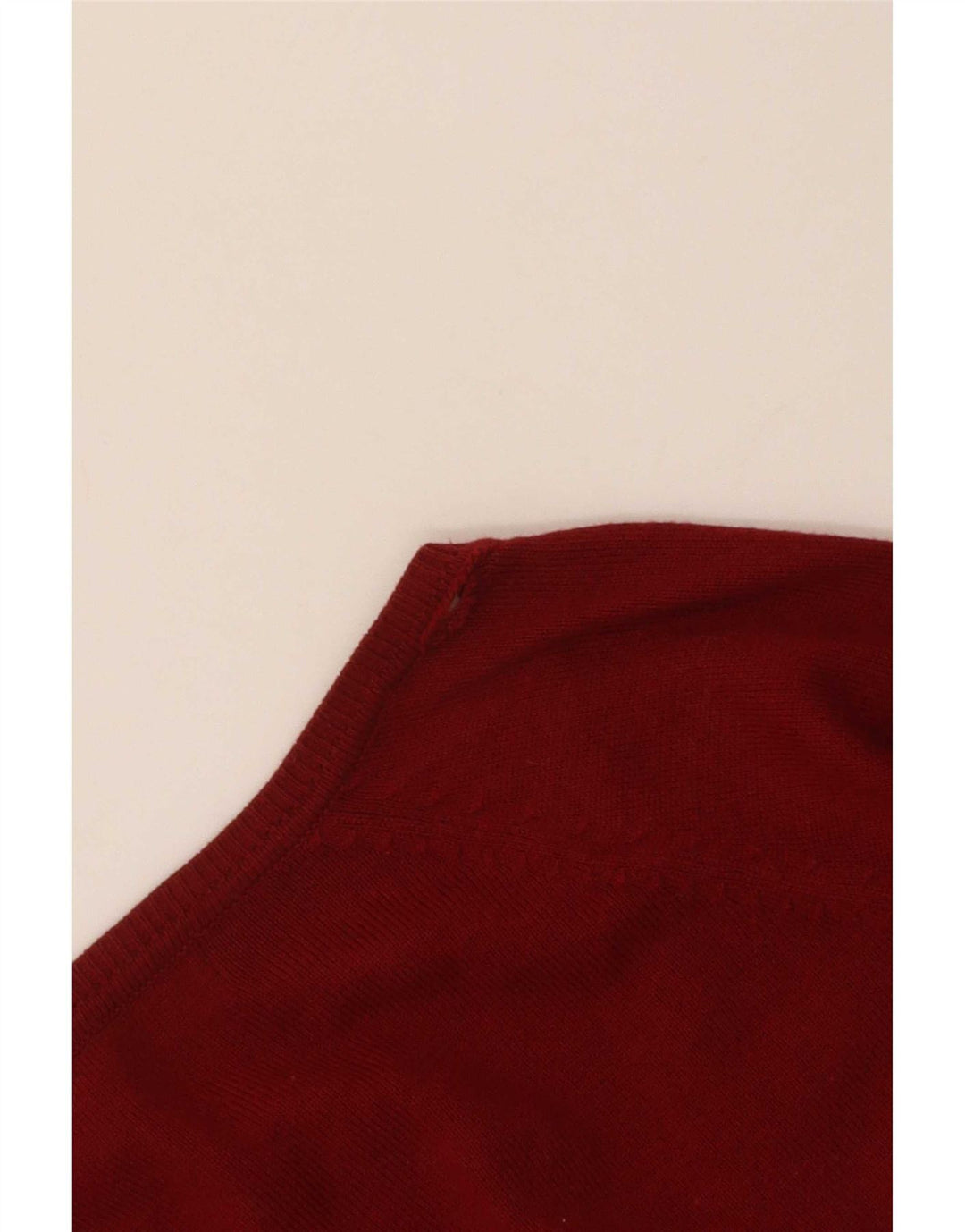 Suéter cardigã feminino Zara Reino Unido 12 algodão vermelho médio