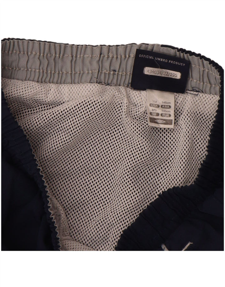 Umbro Meninos Shorts Esportivos Gráficos 9-10 Anos Médio Azul Marinho Poliéster