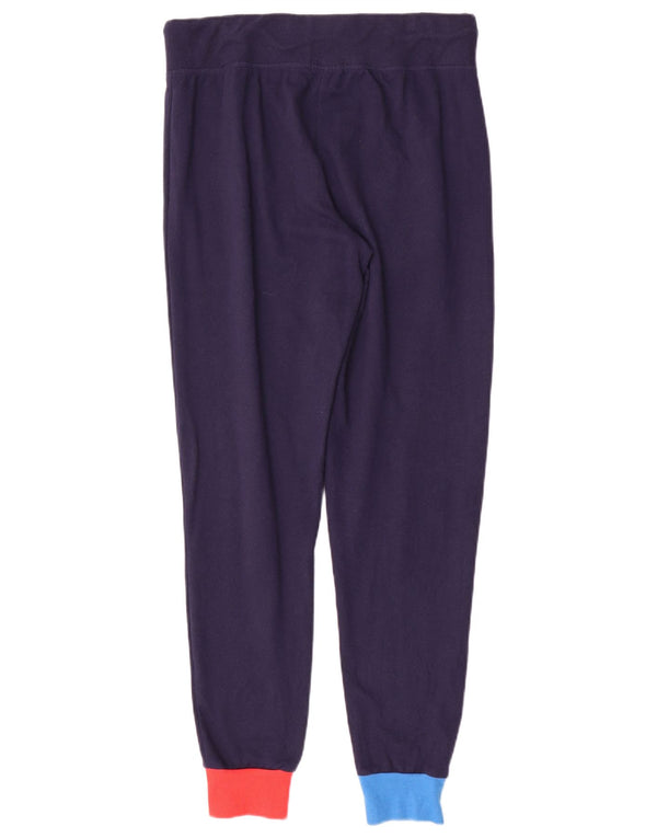 Tommy Hilfiger Calça de treino masculina Joggers médio azul marinho Colourblock