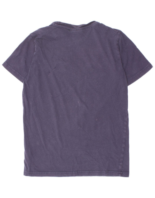 Camiseta gráfica Champion Boys Top 11-12 anos grande algodão azul marinho