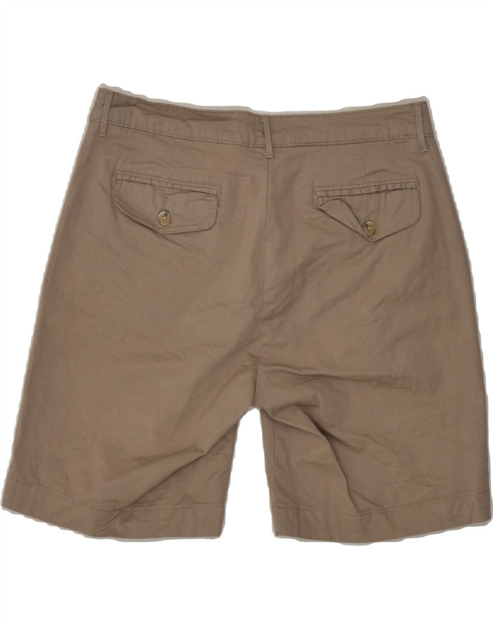LEE Womens Casual Shorts US 10 Large W30  Beige Cotton | Vintage Lee | Thrift | Second-Hand Lee | Used Clothing | Messina Hembry 