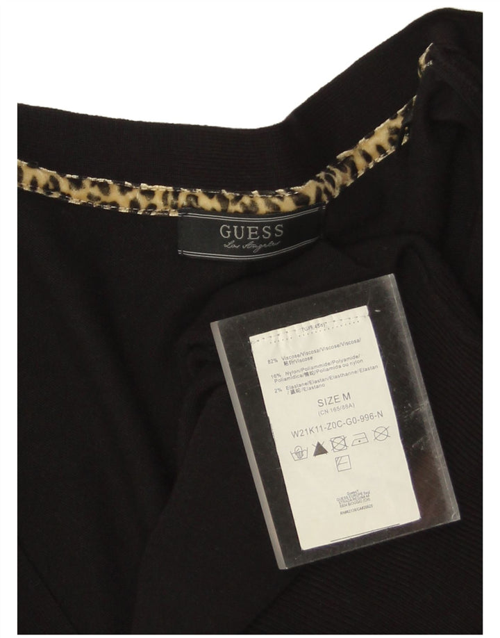 Guess Vestido feminino jumper UK 14 médio preto viscose