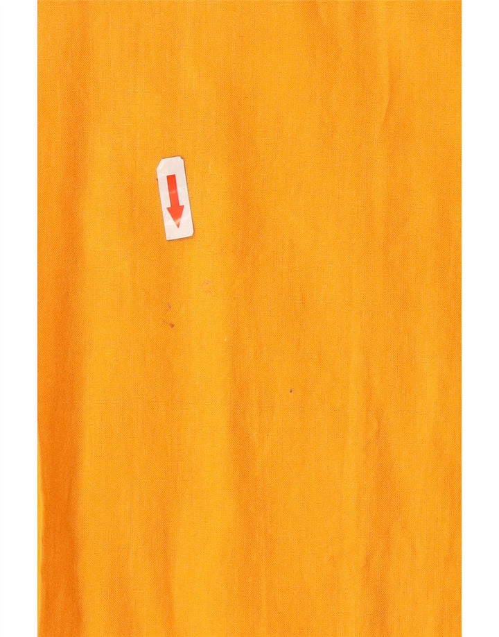 Vestido de verão feminino vintage sem mangas IT 44 médio laranja