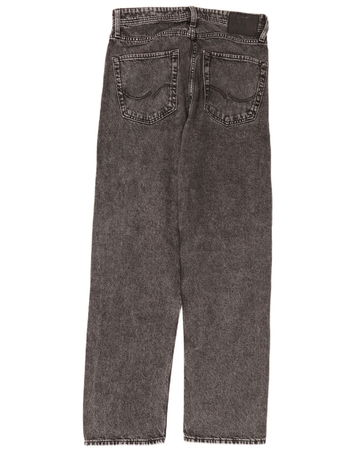 Jack & Jones Masculino Eddie Straight Jeans W29 L34 Algodão Cinza