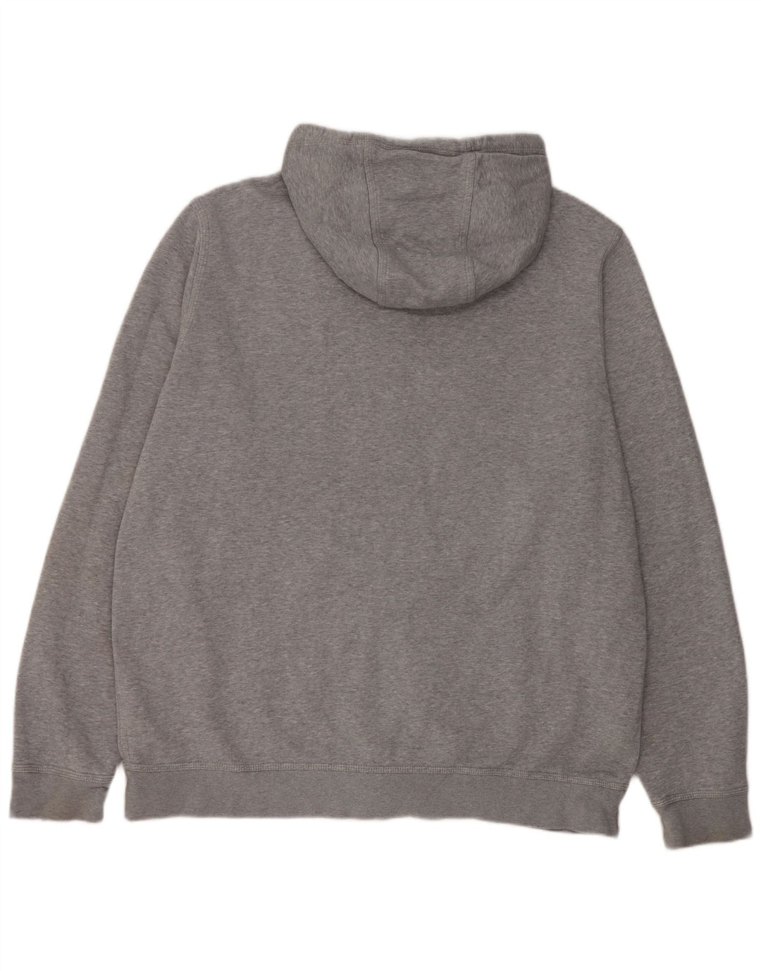 Suéter Nike masculino com capuz e zíper 2XL algodão cinza