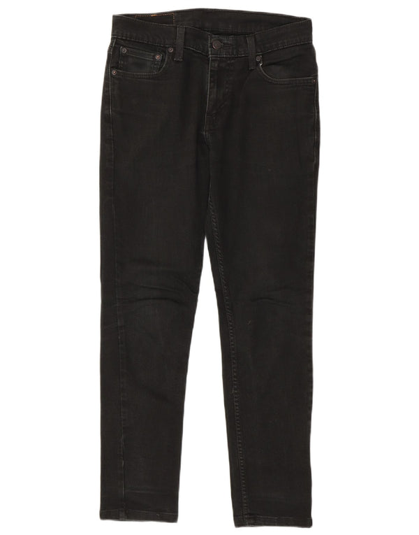 Levi's Masculino 511 Slim Jeans W30 L29 Algodão Preto