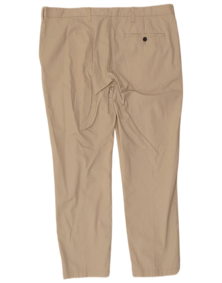 Calça Chino Cônica Masculina Marks & Spencer W40 L29 Algodão Bege