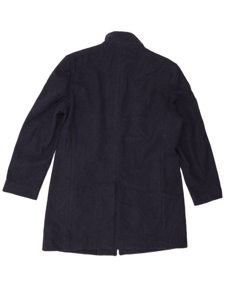 Sobretudo masculino Marks & Spencer UK 42 XL lã azul marinho