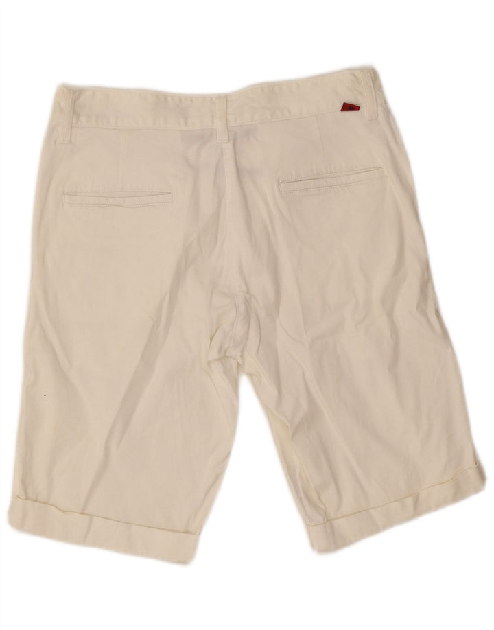 Shorts Chino Feminino Kappa IT 42 Médio W30 Off White Algodão