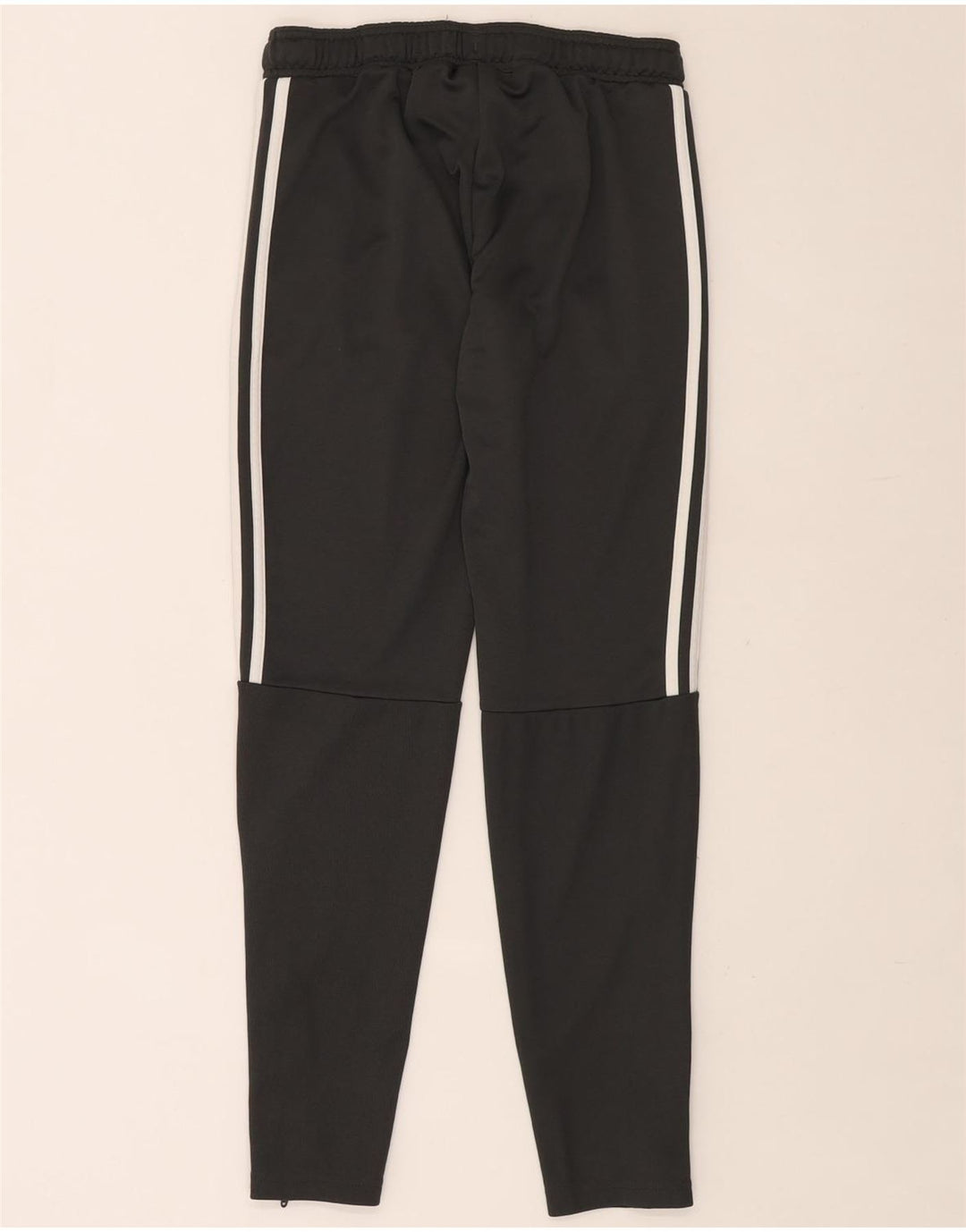 Calça de treino feminina ADIDAS UK 8/10 pequena cinza poliéster