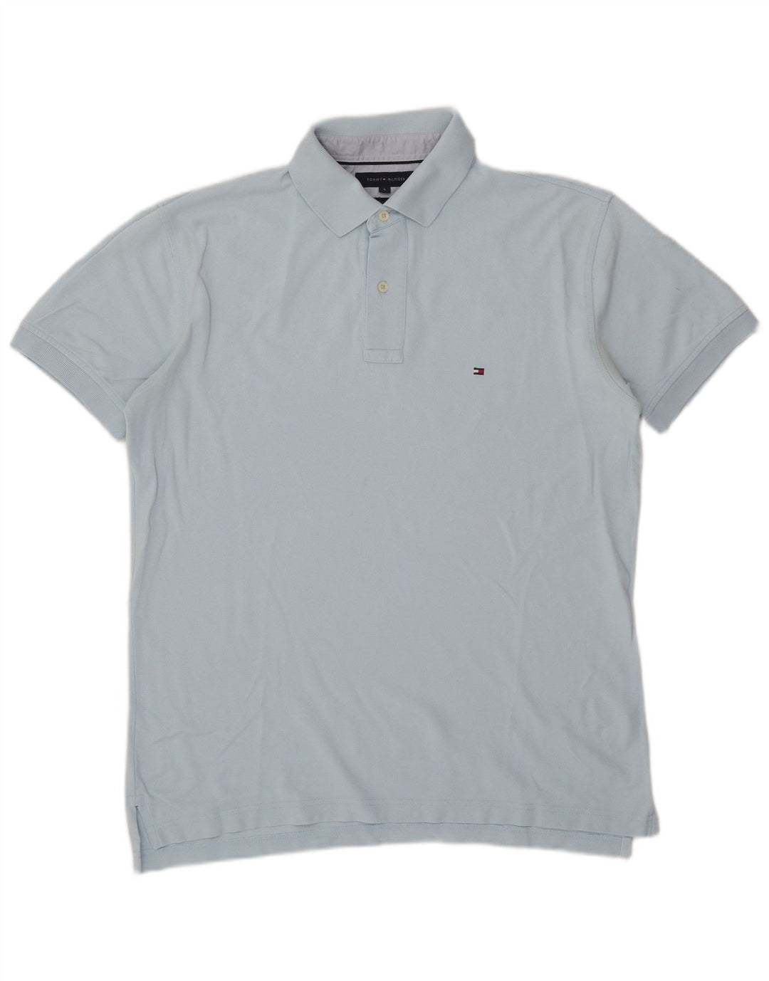Camisa polo masculina Tommy Hilfiger grande azul
