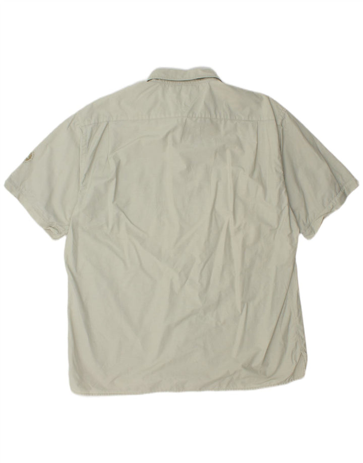 Camisa masculina de manga curta TOMMY HILFIGER 2XL algodão cinza