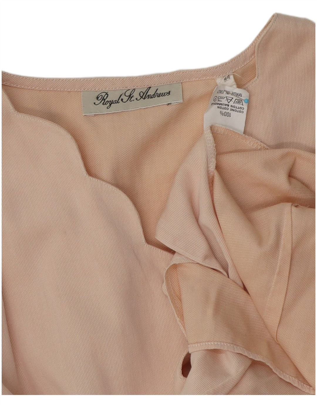 Blusa feminina vintage IT 44 médio algodão rosa